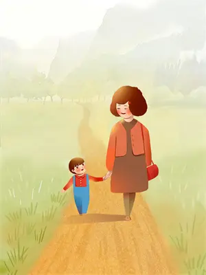 妈妈把我从小养大